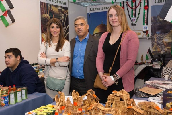 سفارة فلسطين لدى اوكرانيا تشارك في البازار الخيري السنوي في اوكرانيا
