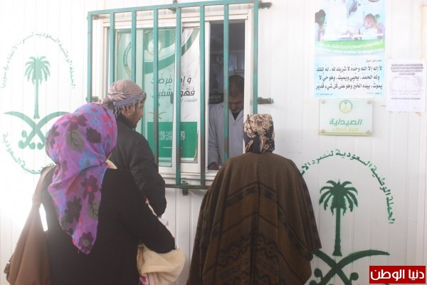 خلال الاسبوع 208 صيدلية العيادات التخصصية السعودية في مخيم الزعتري تقدم 1794 وصفة طبية للاشقاء السوريين