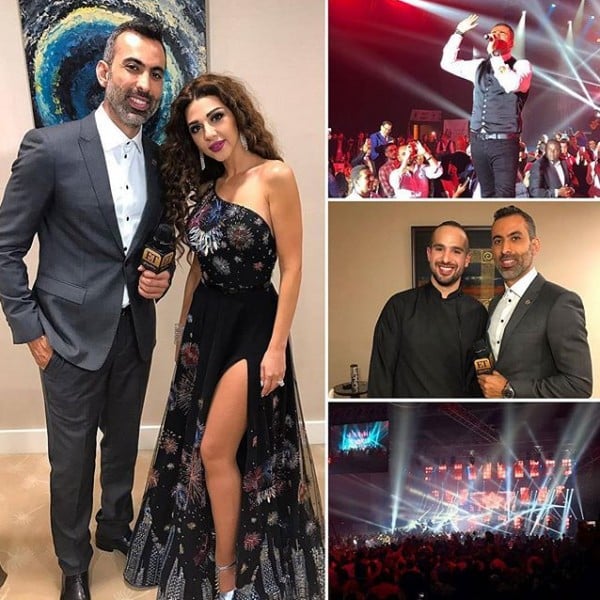 بالصور برج خليفة على فستان ميريام فارس