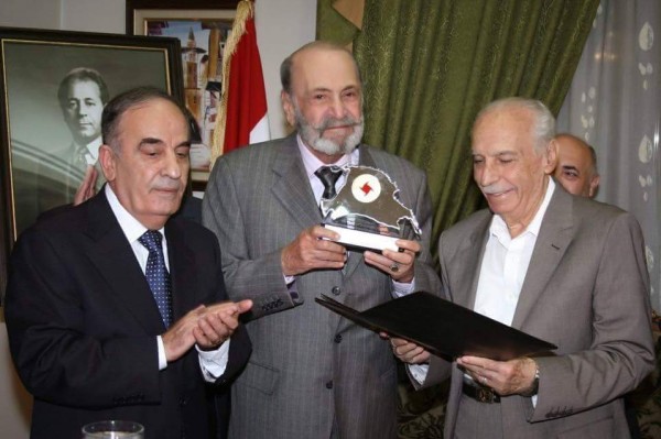 رئيس الحزب الوزير علي قانصو ينعى الفنان رفيق سبيعي