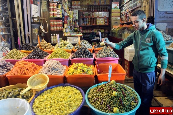 سوق الزاوية وسط مدينة غزة