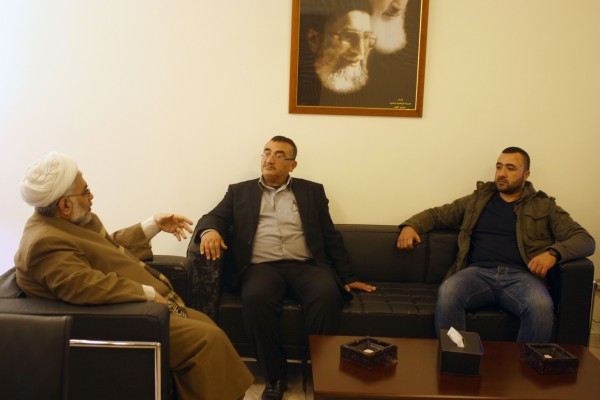 تجمع العلماء المسلمين يستقبل لجنة الأسير يحي سكاف