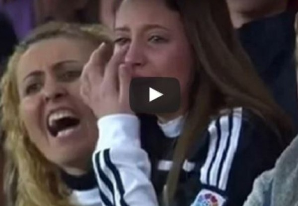 بكاء هستيري من فتاة حسناء حصلت على قميص لاعب ريـال مدريد