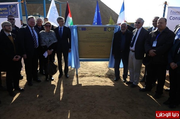 وضع حجر أساس إنشاء مكب نفايات في منطقة الفخاري.. ضمن مشروع إدارة النفايات الصلبة جنوب غزة بتكلفة ٣٥ مليون يورو