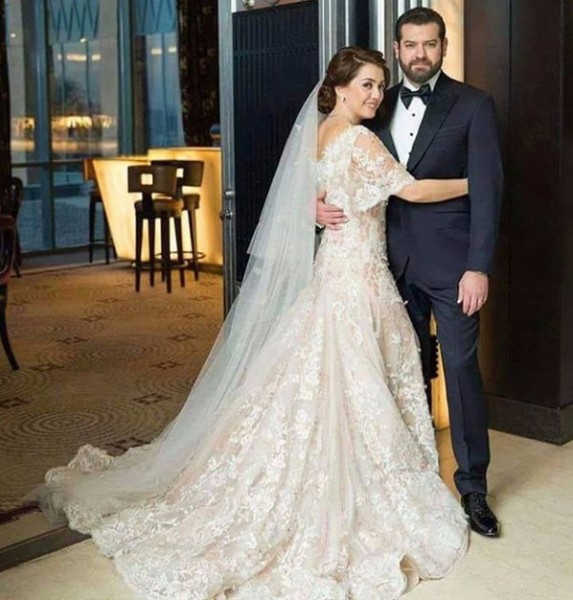 بالصور: أول ظهور لكندة علوش وعمرو يوسف بعد زفافهما