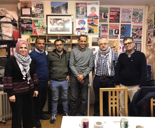 حملة التضامن الايرلندي الفلسطيني تستضيف وفد من لاجئ