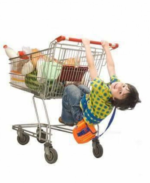 التسوق بصحبة الأطفال