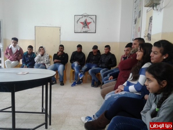 اتحاد الشباب الديمقراطي الفلسطيني ورشة عمل حول الزواج المبكر