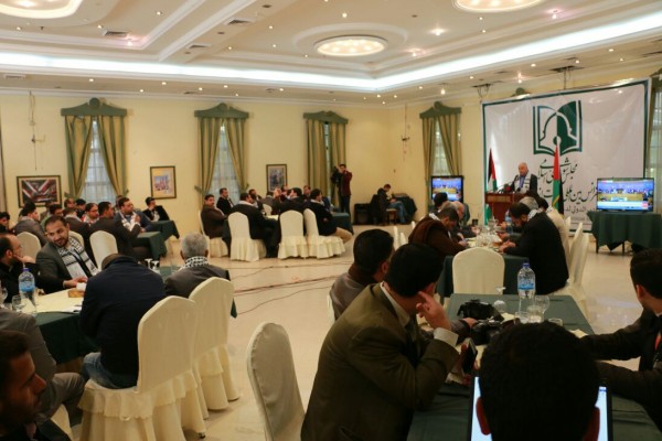جلسة خاصة للصحفيين حول المؤتمر الدولي السادس لدعم الانتفاضة