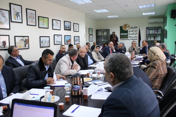 أمان تناقش اتفاق عمل لجنة المياه المشتركة مع "إسرائيل"