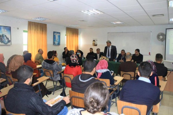 الضابطة الجمركية تنظم ورشة لطلاب جامعة القدس المفتوحة