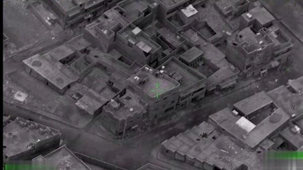 شاهد..غارة تركية على موقع لداعش بمنطقة مدينة الباب