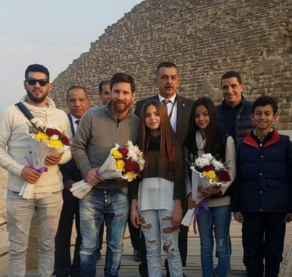 ميسي يعلق على زيارته لمصر