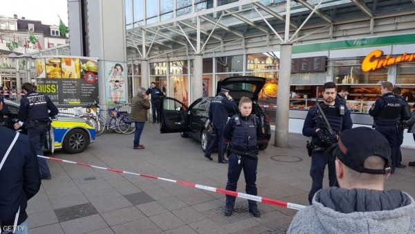 إصابة سائق سيارة نفذ عملية دهس أشخاص في في هايدلبرغ