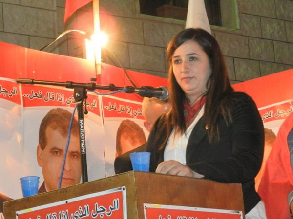 "منى خطيب" أصغر عضو مجلس بلدي في عرابة