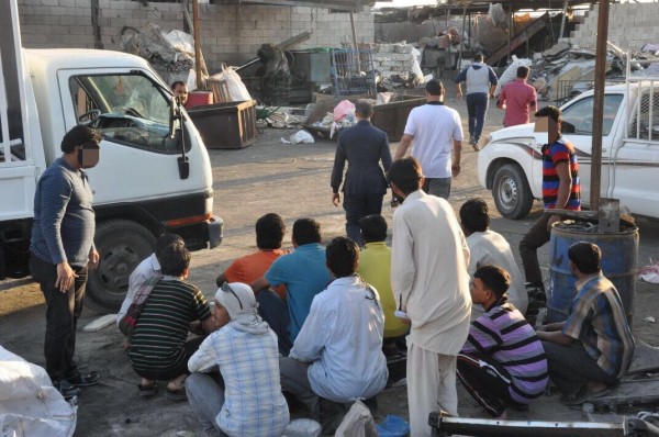 المحافظة الجنوبية تضبط (77) عاملاً مخالفاً للقوانين