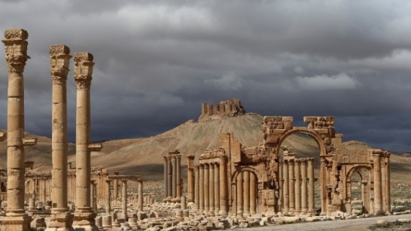 شاهد...المشاهد الأولى لما تبقى من "تدمر" الأثرية