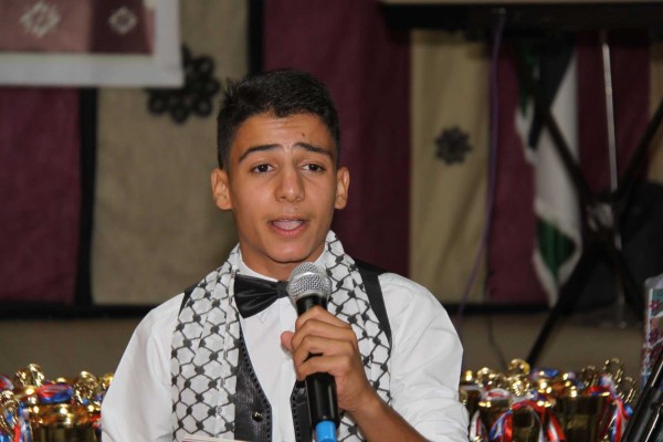 الطالب "طارق جمعة" يحصد المركز الأول في مسابقة الخطابة
