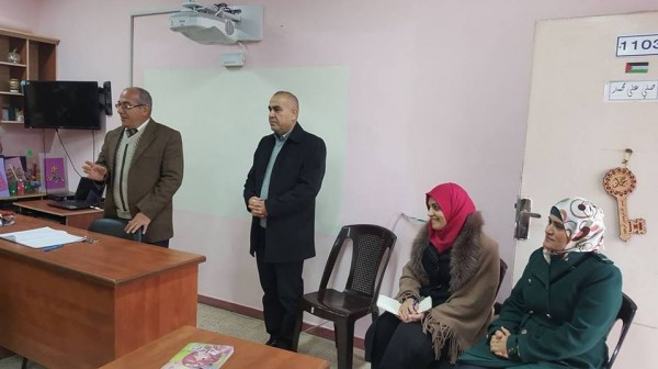 الشبيبة تنظم محاضرة حول القضية الفلسطينية في بنات حبلة الاساسية