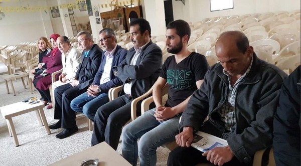 حركة فتح تكرم عمال الاونروا في مخيم البرج الشمالي