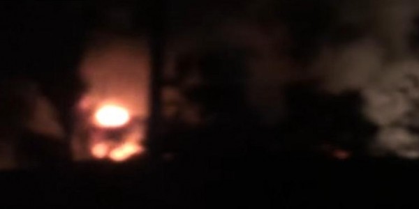 انفجارات ضخمة بمحيط مطار دمشق الدولي