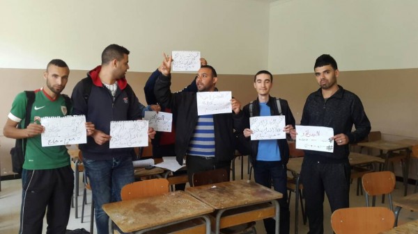 الجزائر: طلاب معهد الشهيد أحمد مهدي يعلنون تضامنهم مع الأسرى
