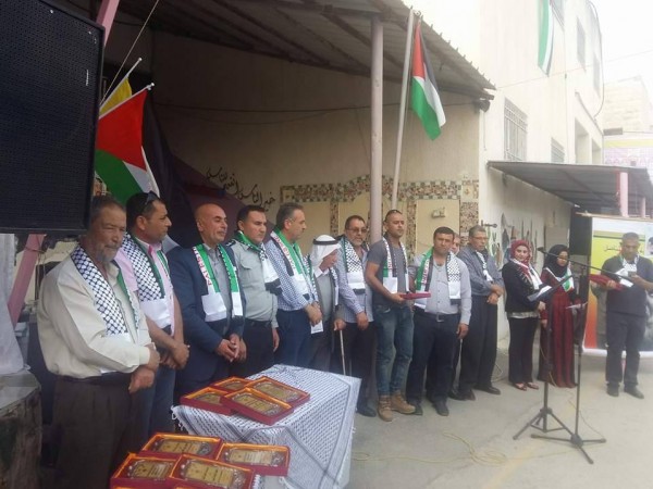 وزير الزراعة ومحافظ جنين يزوران خيمة الاعتصام في جنين