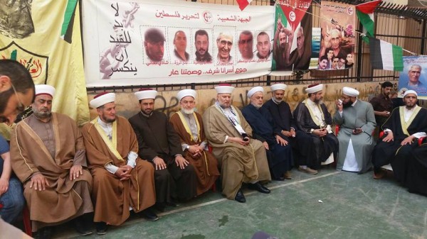 مجلس علماء فلسطين في لبنان يشارك بخيمة اعتصام الأسرى