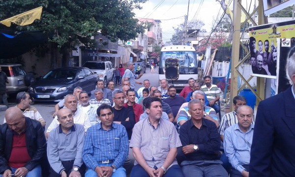 الفصائل الفلسطينية في البص تعقد لقاءً تضامنيًا مع الأسرى