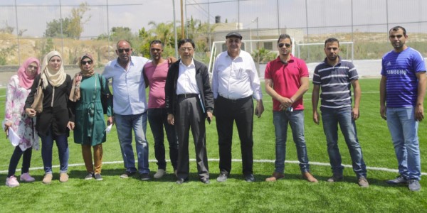 المجلس الأعلى للشباب والرياضة يختتم تعشيب ملعب بيت سيرا