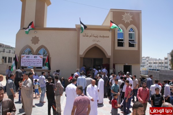 الفلاح الخيرية تفتتح مسجدا شمال قطاع غزة