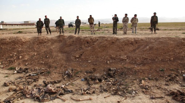 5 مقابر جماعية لـ"إيزيديين" قتلهم تنظيم الدولة