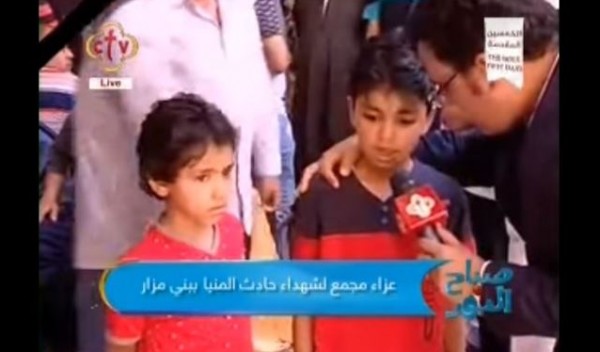 بالفيديو.. طفل ناج يروي تفاصيل هجوم المنيا