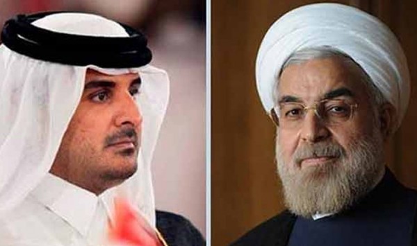 إتفاق بين روحاني وأمير قطر لتعزيز التعاون بين طهران والدوحة