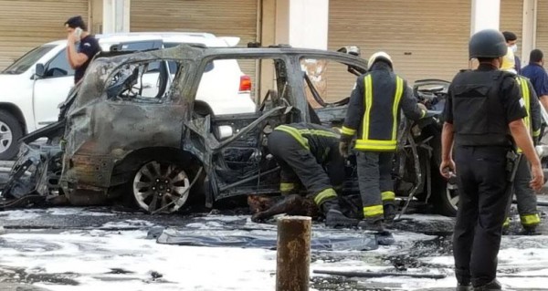 انفجار سيارة محملة بالمتفجرات في القطيف بالسعودية