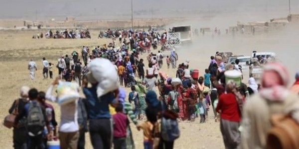 بسبب المعارك في الموصل.. نزوح 8400 عراقي