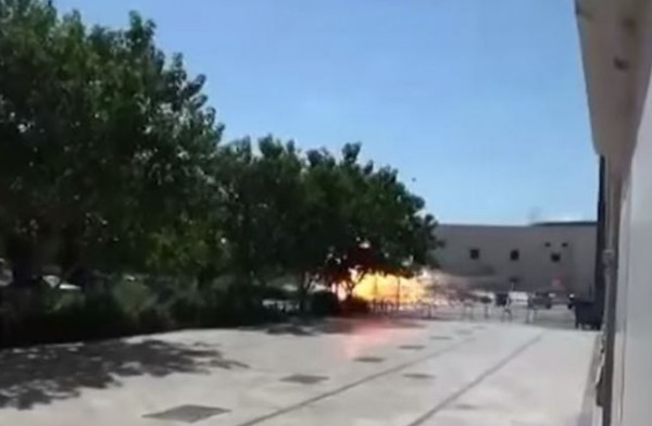 اللحظات الأولى لتفجير طهران
