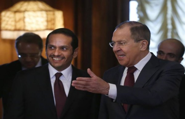 وزير خارجية قطر من روسيا:مجلس التعاون هو الأنسب لحل الخلاف