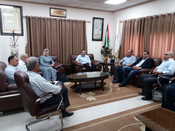 مديرة التربية تلتقي رئيس بلدية قلقيلية لتعزيز التعاون المشترك