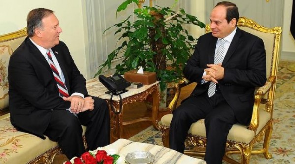 الرئيس المصري ومدير CIA يبحثان الأزمة القطرية
