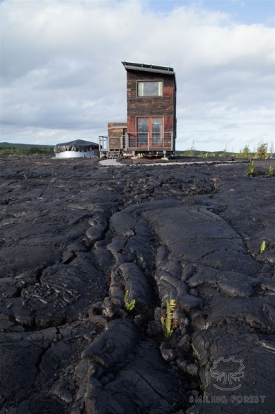 المنزل الأكثر رعبا في العالم مبني على بركان ناشط