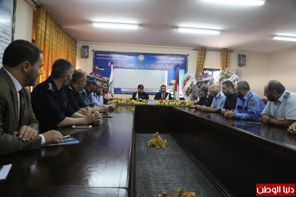 النائب العام بغزة يؤكد علي هيبة المؤسسة القضائية والشرطية