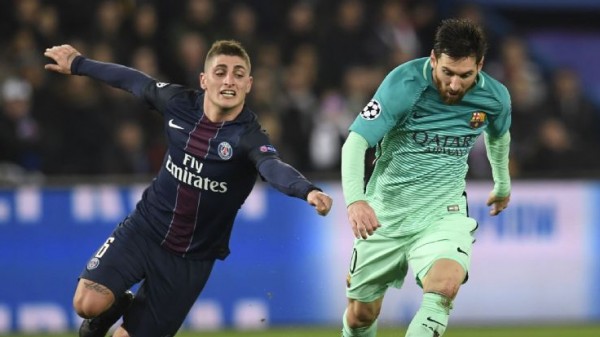 "باريس سان جرمان" ترفض التخلي عن فيراتي لصالح برشلونة
