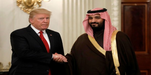 ترامب لـ "محمد بن سلمان: أتطلع لتوطيد العلاقة مع السعودية