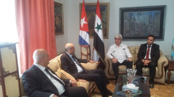 السوري القومي الاجتماعي يزور السفارة الكوبية في دمشق
