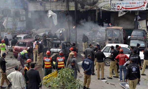 57 قتيلا..حصيلة الانفجارات في باكستان