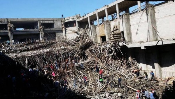 وفاة عامل بانهيار سقف مسجد قيد الانشاء شمال غزة