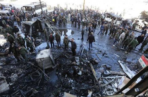 ارتفاع حصيلة ضحايا التفجير في العاصمة دمشق إلى 18