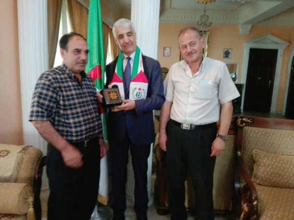 جبهة التحرير الفلسطينية تلتقي سفير الجزائر في بيروت