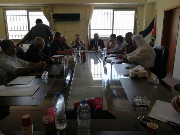 تسليم مجلس البلدية المتحدة المشتركة ومجلس بلدية مرج بن عامر